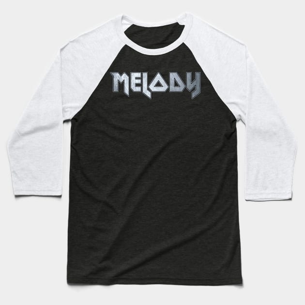 Heavy metal Melody Baseball T-Shirt by KubikoBakhar